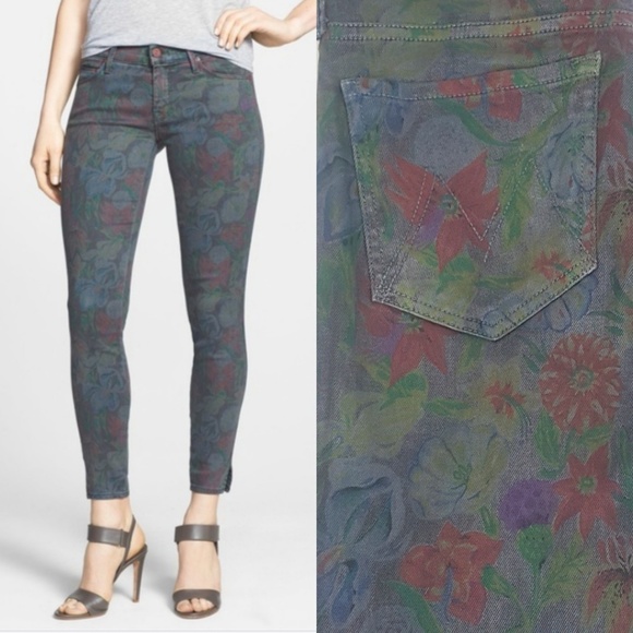 mother floral jeans